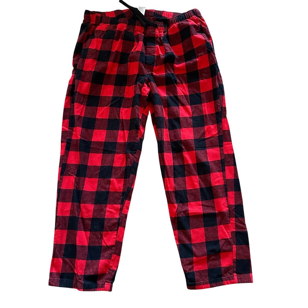 Lapasa Buffalo Check Flannel Red Pajama Pants Mens Size XXLarge Sleepwear Lounge